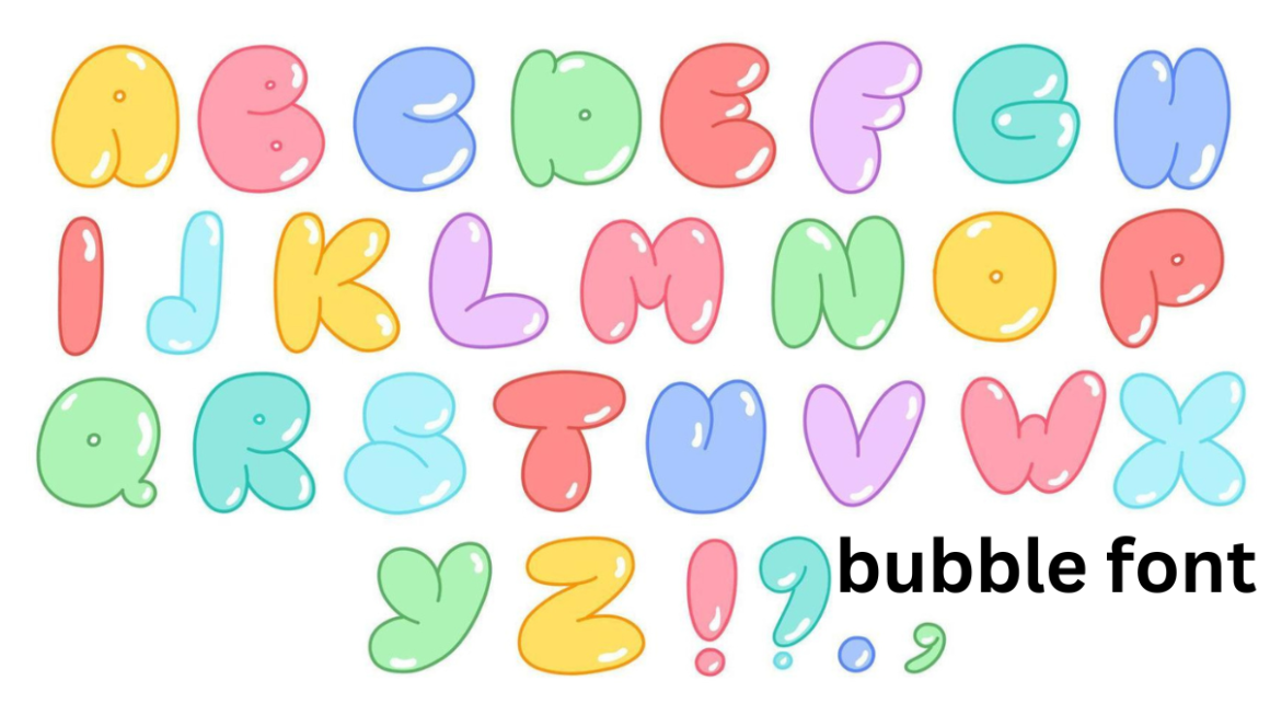 Bubble Font: The Playful World of Round Letters