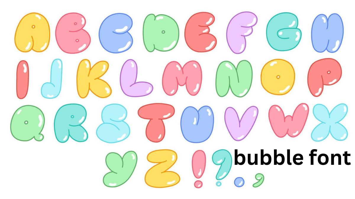 Bubble font